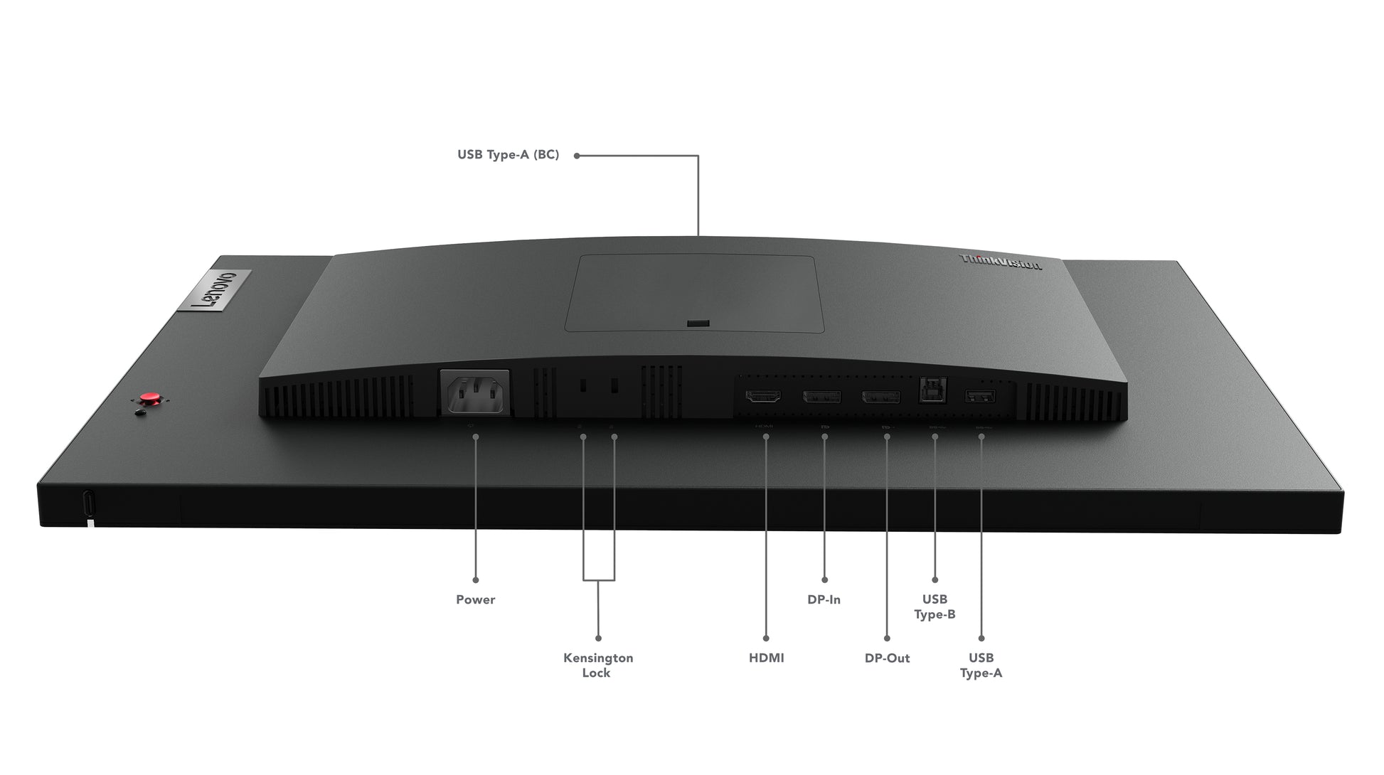 Lenovo ThinkVision P24q-30 – Monitor, 23,8", IPS, 60 Hz, 300 cd/m², USB-C, VESA 100 × 100
