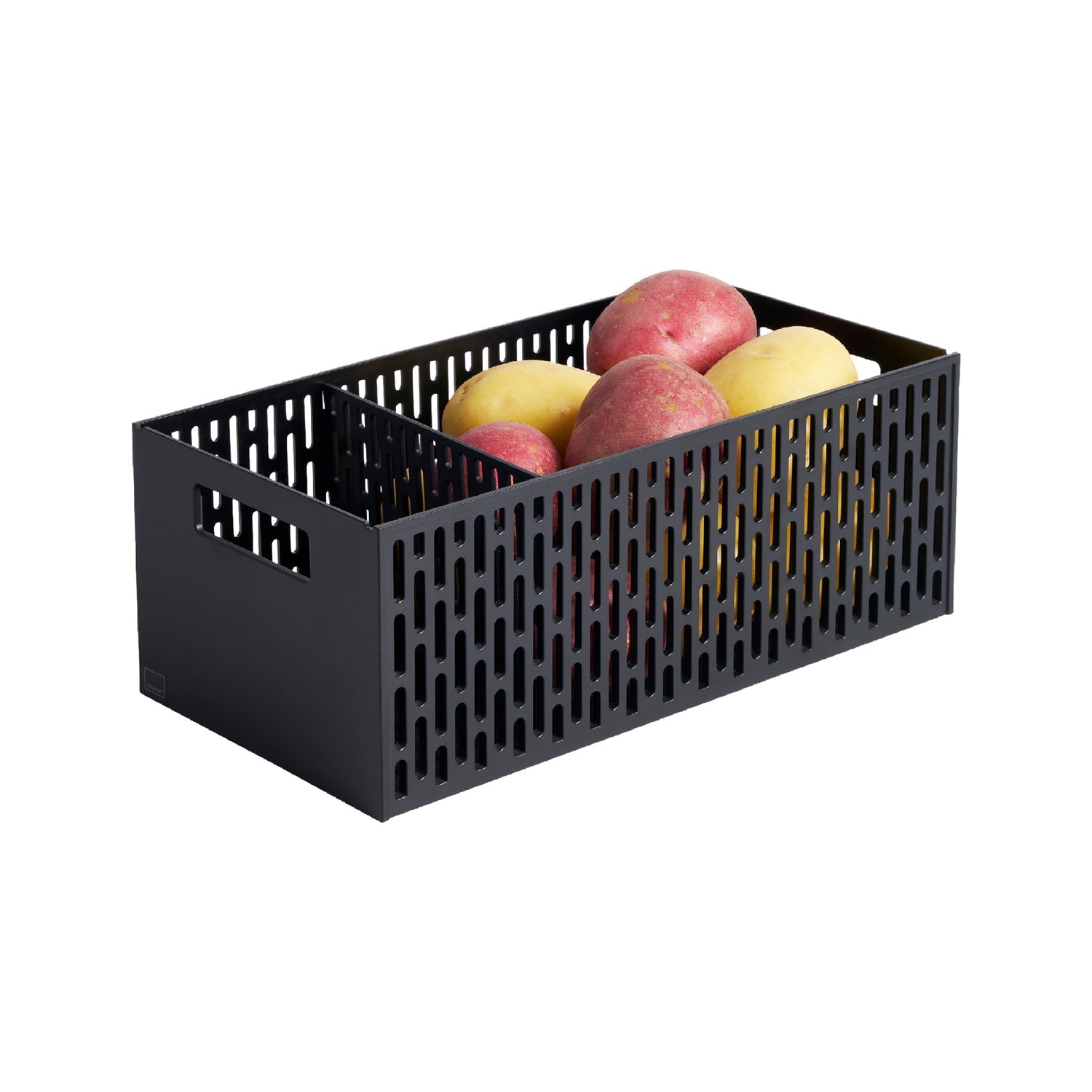 Yamazaki Aufbewahrungskorb – Kunststoff – Schwarz – 320 × 122 × 153 mm