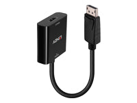 Lindy DisplayPort (Stecker) auf HDMI (Buchse) Adapter, DP 1.2, 4K@60 Hz, 15 cm, für Mac