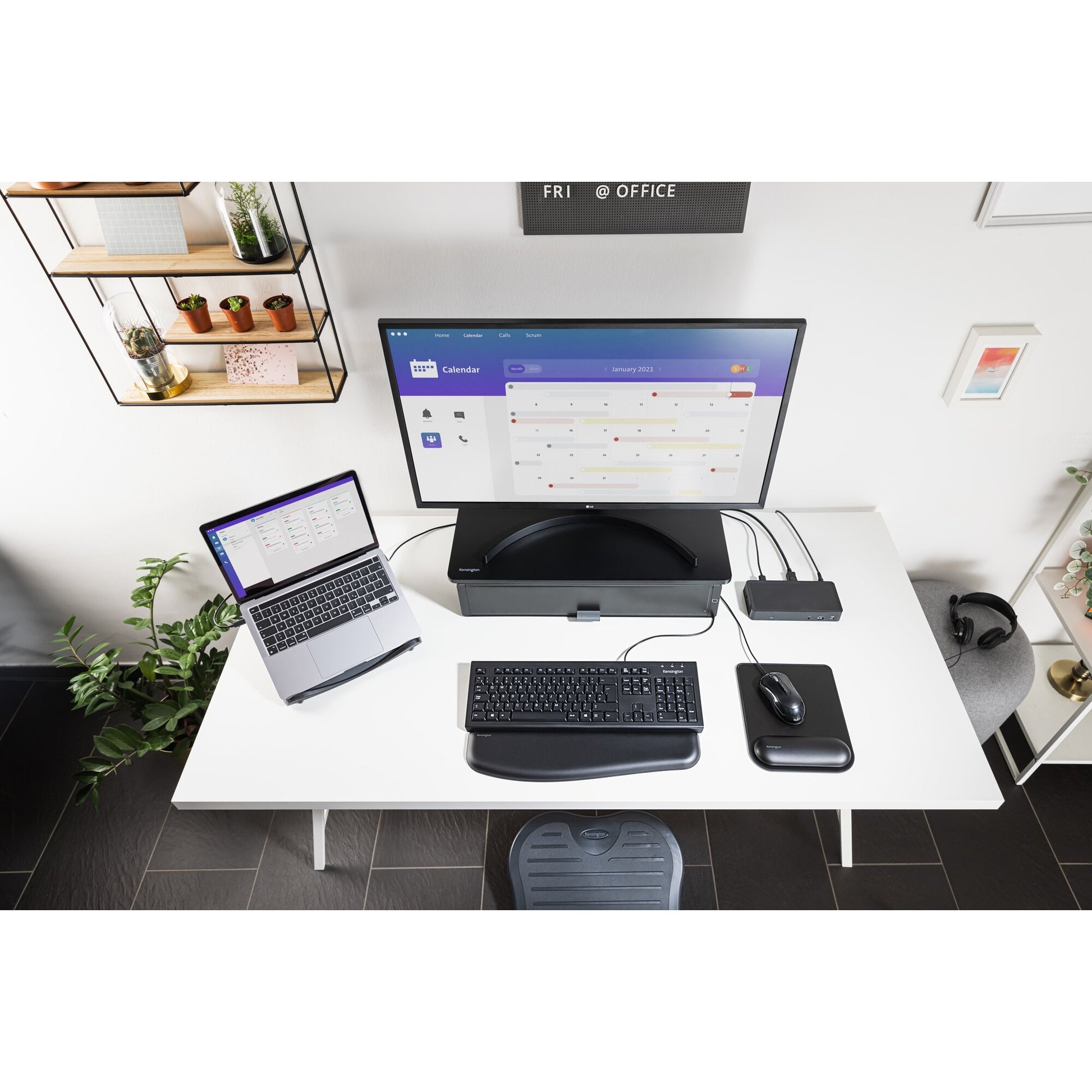 Kensington KB100 EQ – Tastatur – kabelgebunden – schwarz