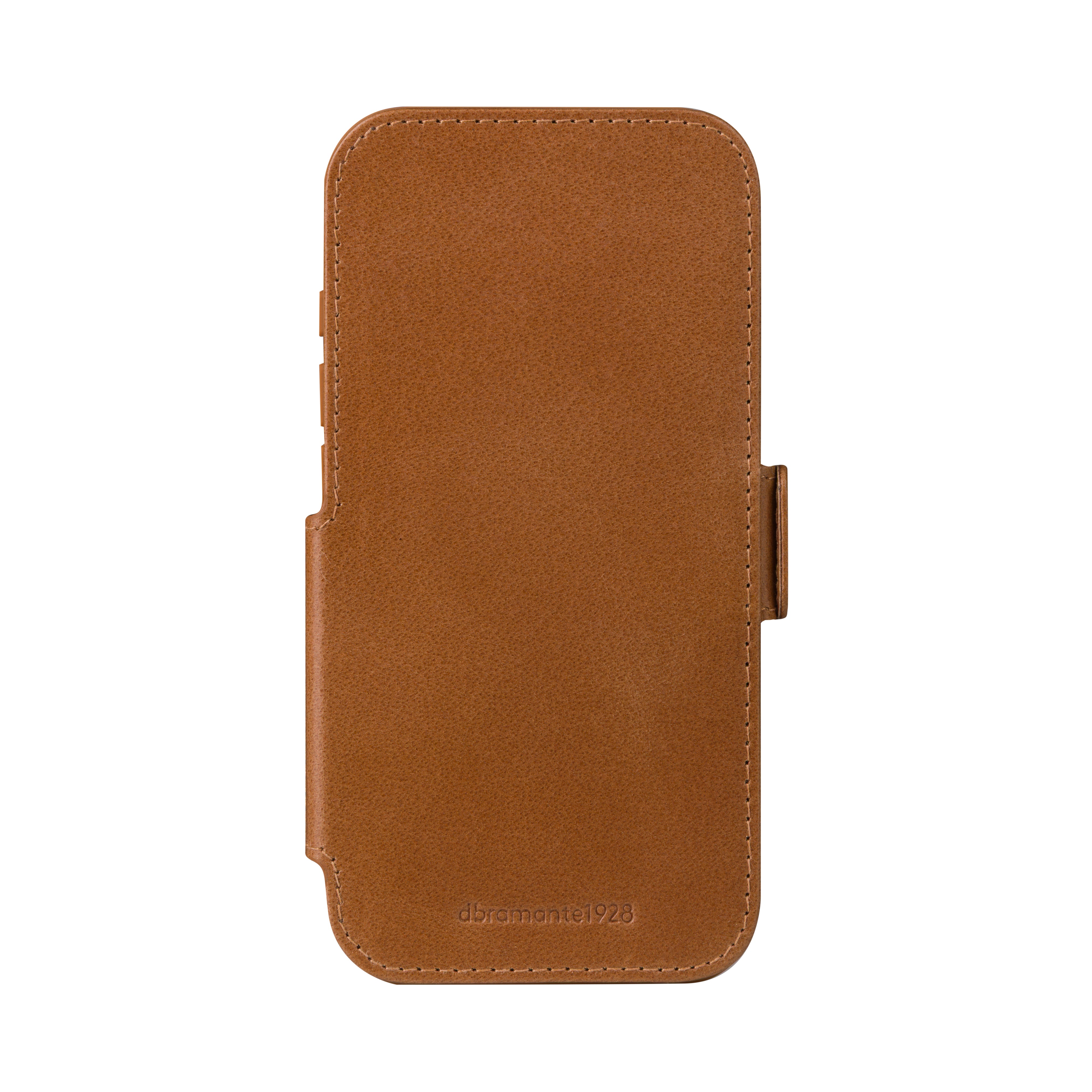 dbramante1928 Copenhagen Wallethülle – für Apple iPhone 17 Pro, mit Ständer, 3 Kartenfächer, Leder, Beige