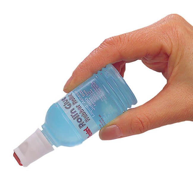 Pentel Kleberoller Roll'n Glue – permanent – 55 ml – transparent trocknend, auswaschbar