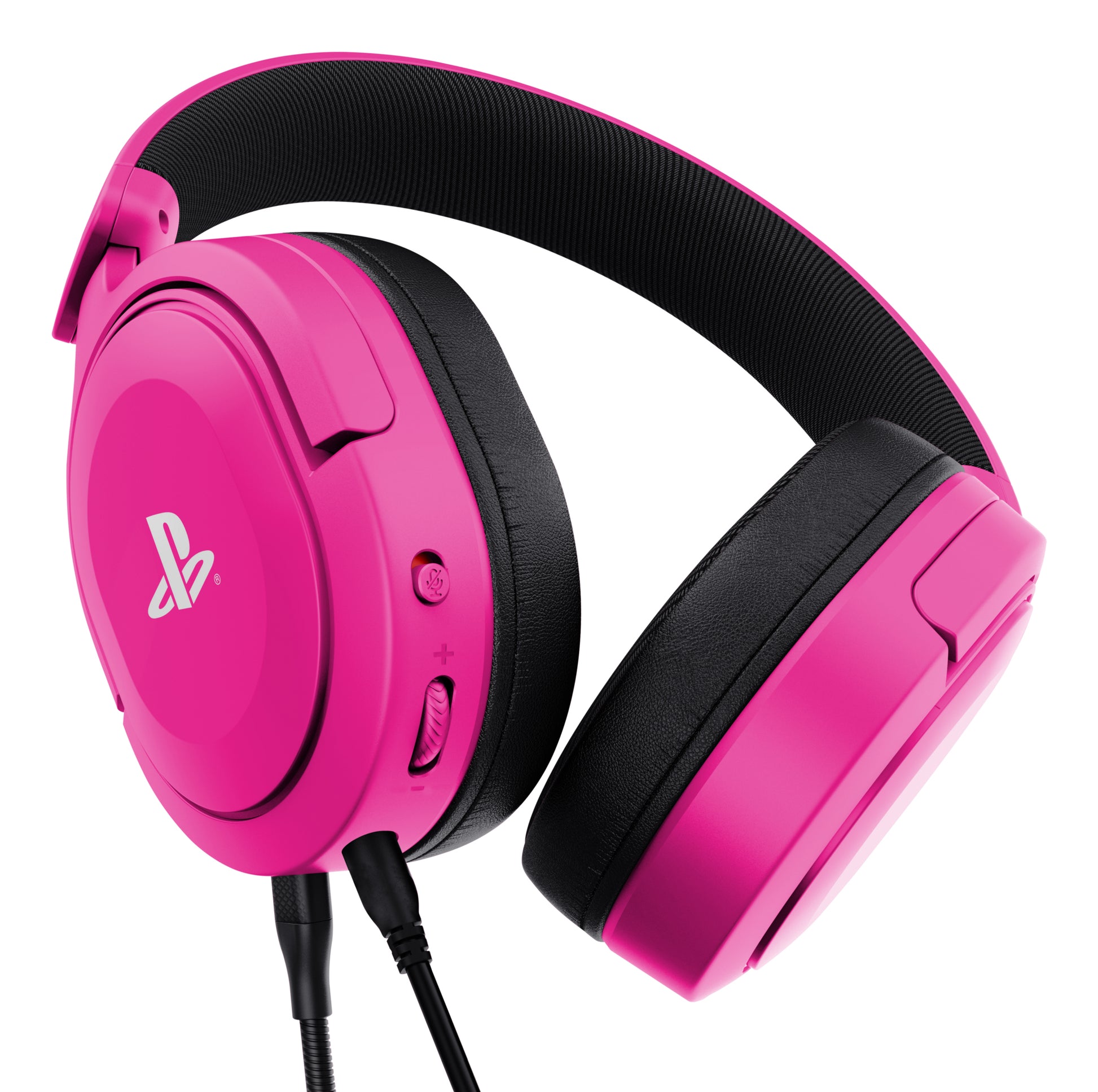 Trust GXT 498P Forta Gaming-Headset – Over-Ear, Stereo, Kabelgebunden, 3,5 mm Klinke, Rosa