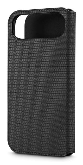 Black Rock Booklet Slim Folio – für Apple iPhone Air, mit Kartenfach, Mikrofaser+PU+TPU, schwarz