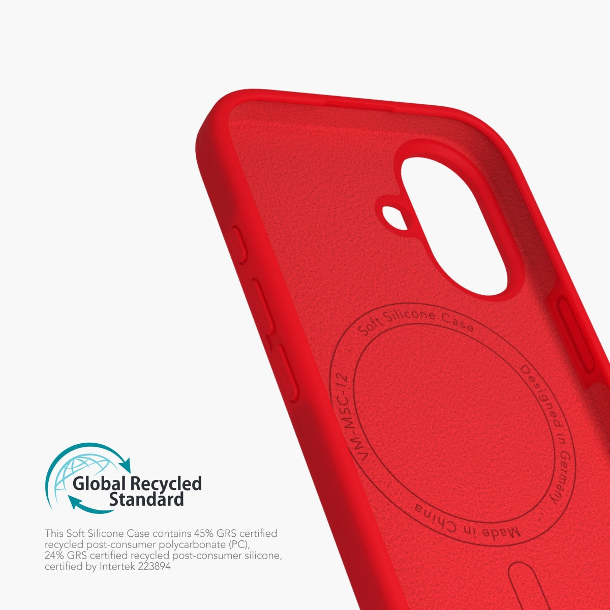 Vonmählen Soft Silicone – Backcover – für Apple iPhone 16 – MagSafe, Silikon, Firecracker