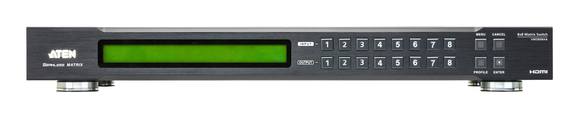 ATEN HDMI Matrix 8×9, 1080p@60 Hz, Scaler, Preview, HDCP 1.4, RS-232, WebGUI, Schwarz