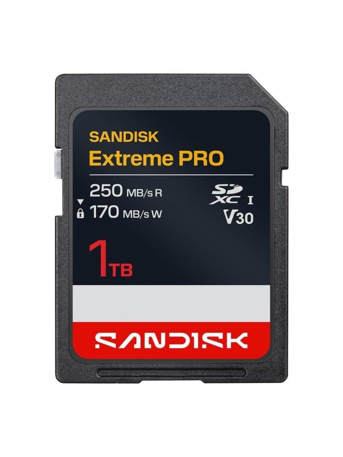 SanDisk Extreme Pro SDXC 1 TB – UHS-I, 250/170 MB/s