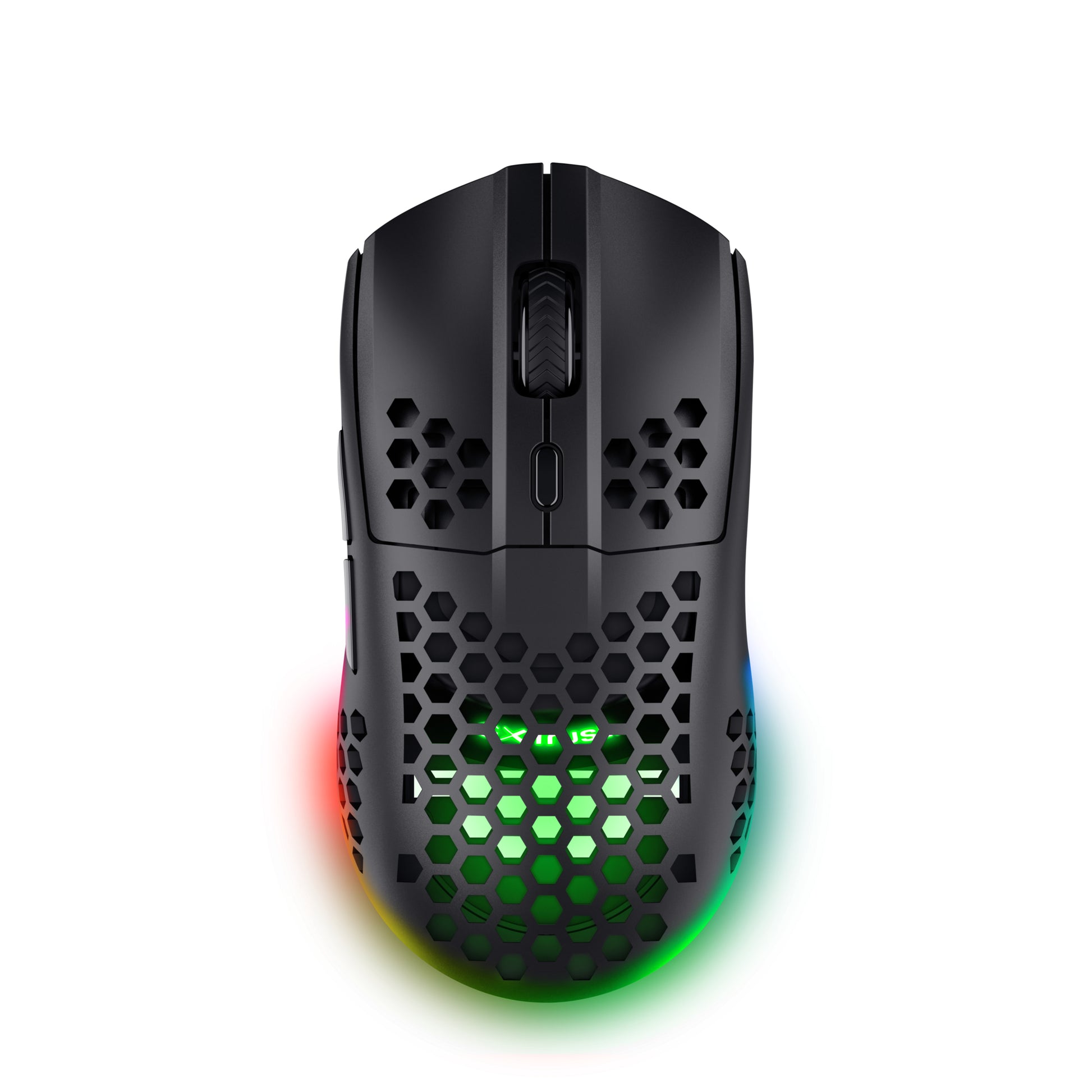 Trust GXT929 Helox – Gaming-Maus – Kabellos (2,4 GHz), 4800 DPI, RGB-Beleuchtung, rechts