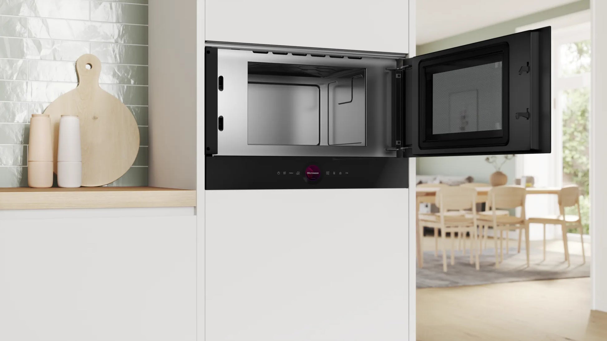 Bosch Einbau-Mikrowelle BFR7221B1 – 21 l, 900 W – schwarz