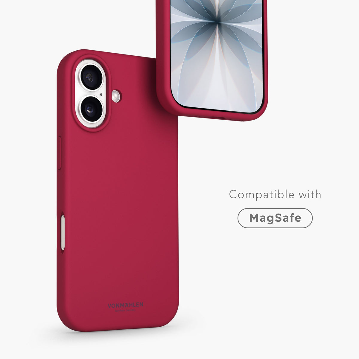 Vonmählen Backcover – für Apple iPhone 17 – rot – Silikon – MagSafe-kompatibel
