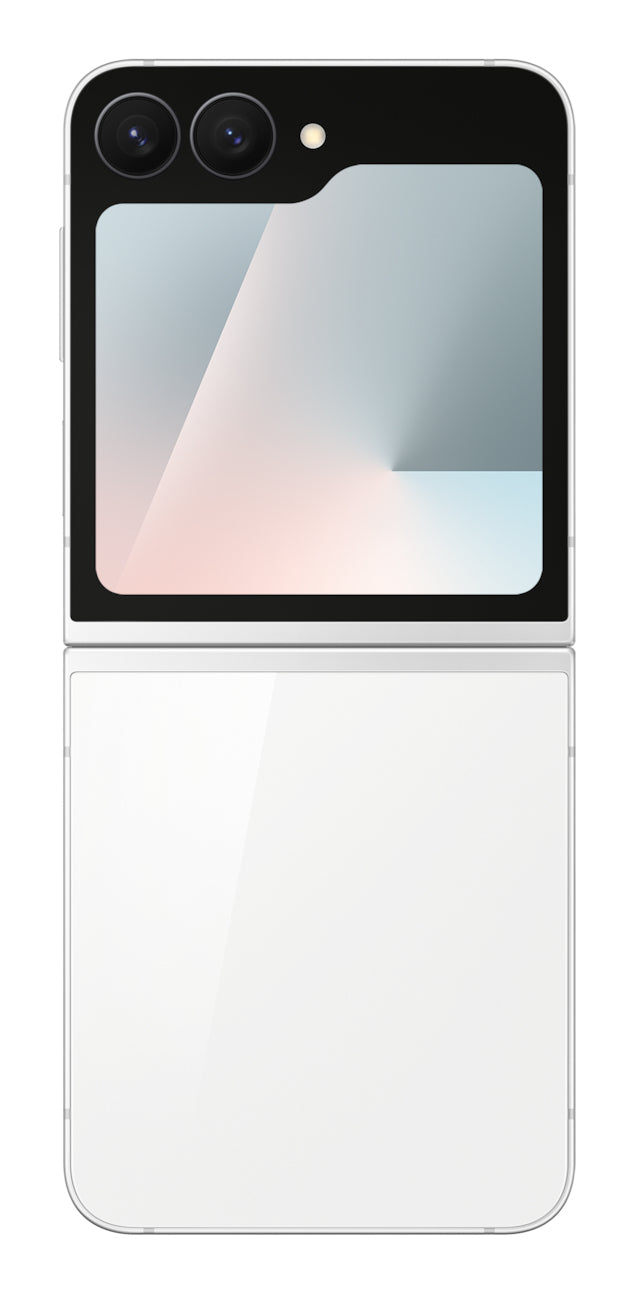 Samsung Galaxy Z Flip7 FE – weiss, 6,7", 2640 × 1080, Android, 256 GB, 8 GB, eSIM, 5G, NFC, IP48