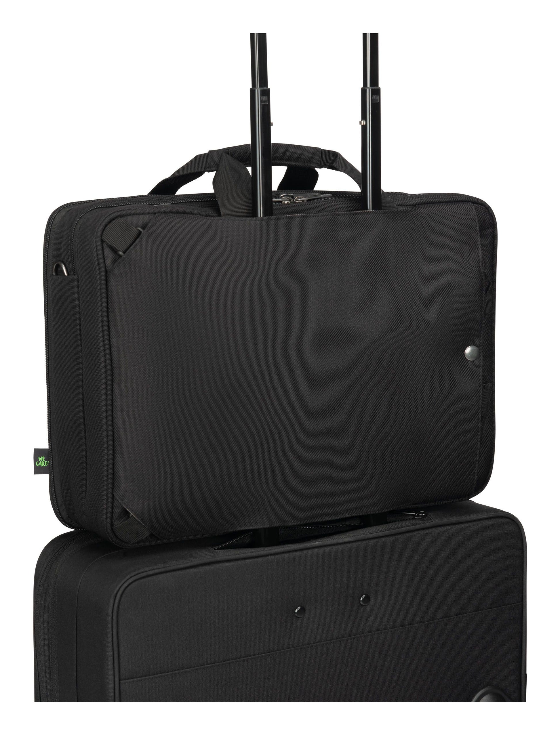 DICOTA Notebook-Tasche für Notebooks bis 16" – verschliessbar, mit Schultergurt – Schwarz
