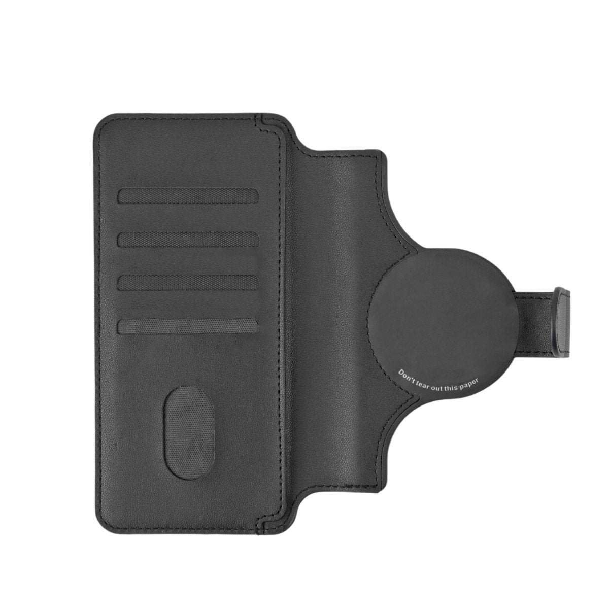 4smarts Universal MagWallet CardCaddy XL – Kartenhalter – MagSafe – für iPhone (MagSafe) – Schwarz