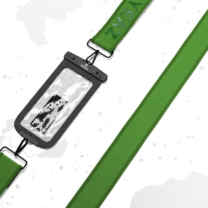 YEAZ Wasserdichte Smartphone-Tasche – für Smartphones – Grün – Neopren