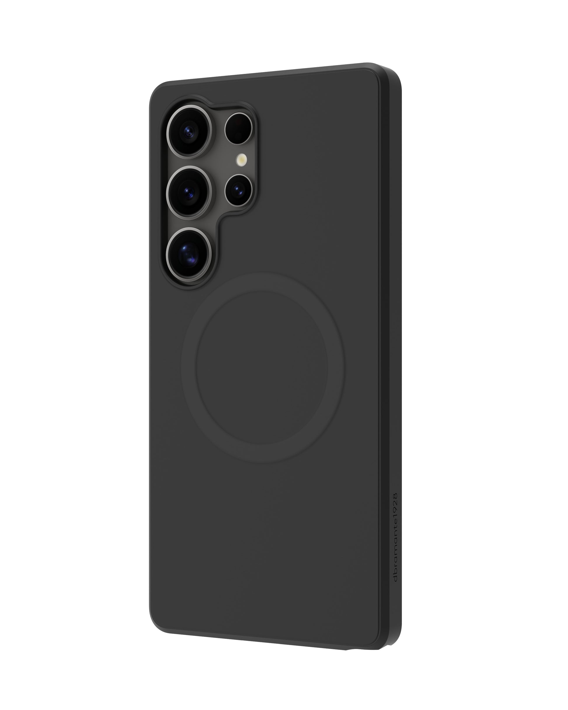 dbramante1928 Greenland Pro Qi2 Backcover – für Samsung Galaxy S25 Ultra, Schwarz, bis 1,2 m sturzsicher