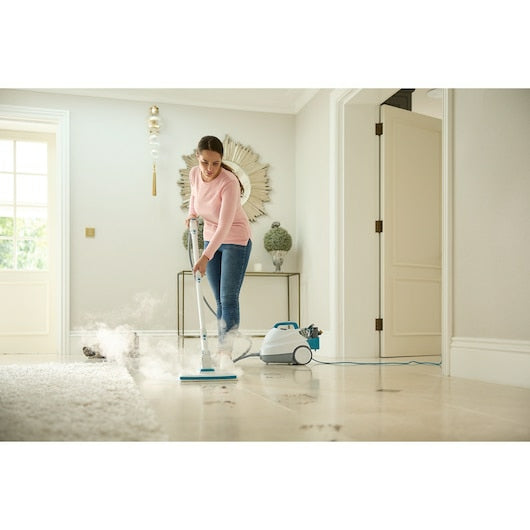 Black & Decker BLACK+DECKER Dampfreiniger – 1200 ml, weiss, für Arbeitsflächen