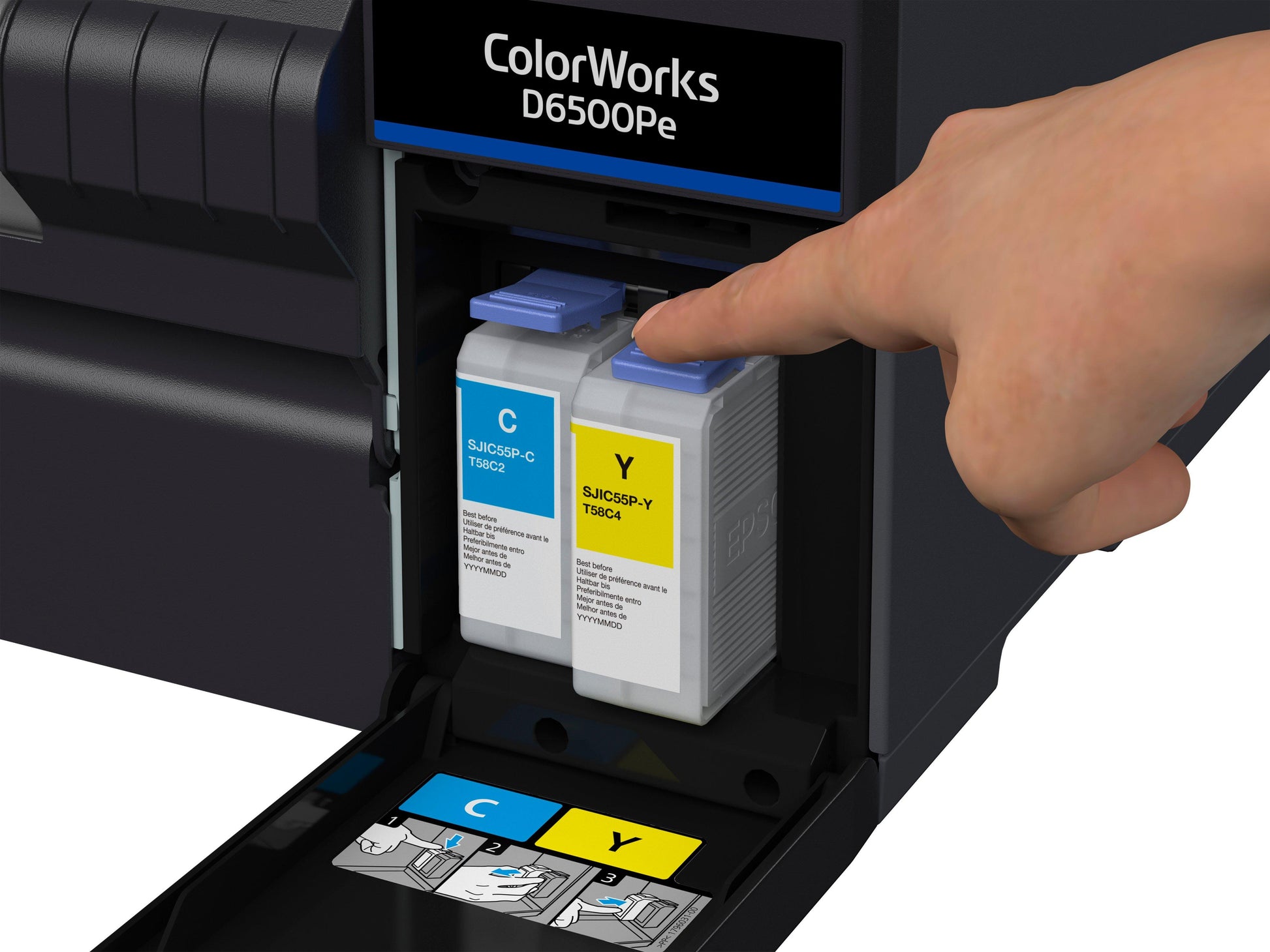 Epson ColorWorks CW-D6500PE – Farbetikettendrucker, Tintenstrahl, bis 216 mm, 85 mm/s