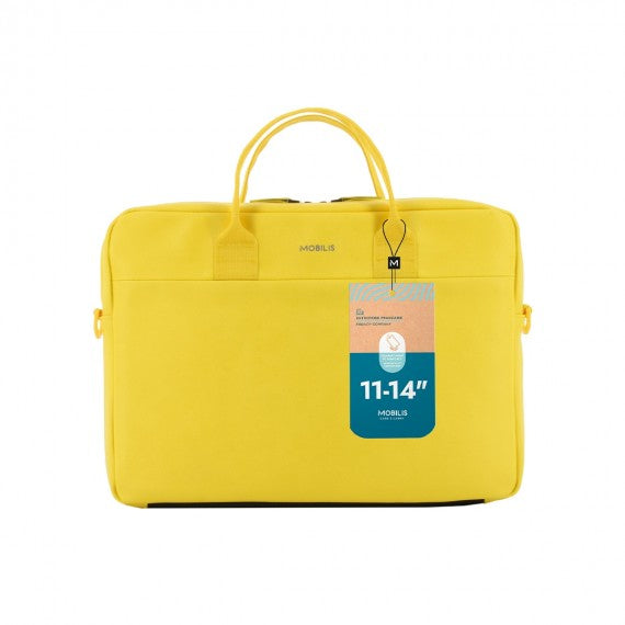 Mobilis Notebook-Tasche bis 14" – PU – Gelb