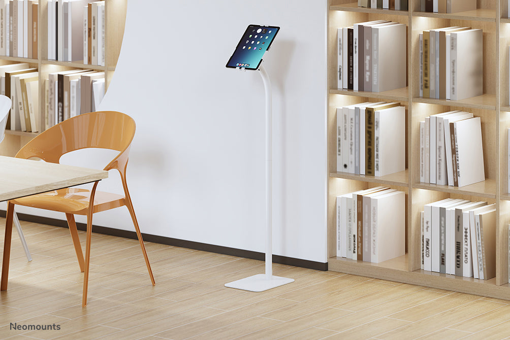 Neomounts FL15-625WH1 Tablet-Bodenständer für 7,9–11" – abschliessbar – Weiss