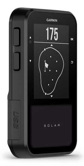 Garmin GPS-Handgerät ApproachG20 Solar – für Android, 50 × 100 × 20 mm, Schwarz, Silikon, 70 g