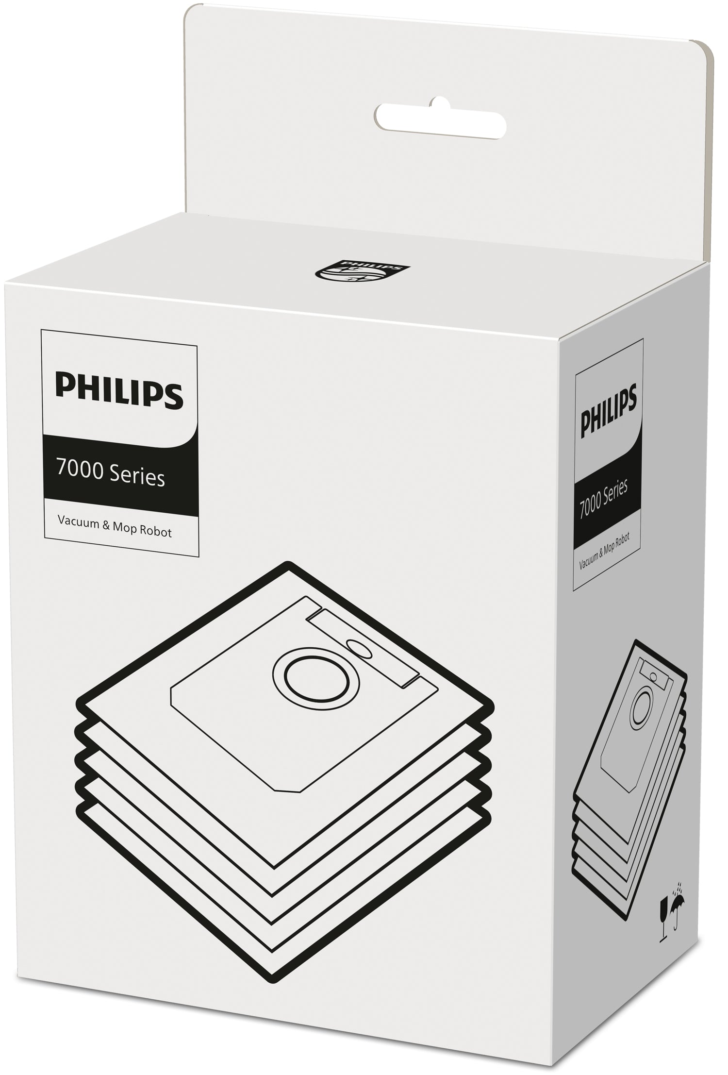 Philips Staubsaugerbeutel XV1472/00 – für HomeRun 7000 Serie Aqua (XU7100) – ABS – 5 Stk.