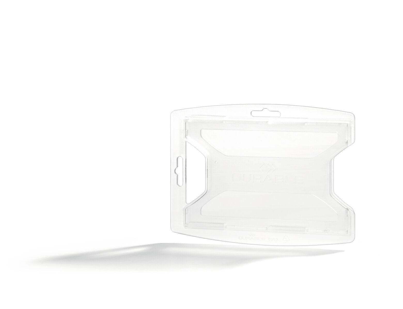 Durable Namensschild-Halterung, für Karten 85 × 54 mm, Polypropylen, transparent
