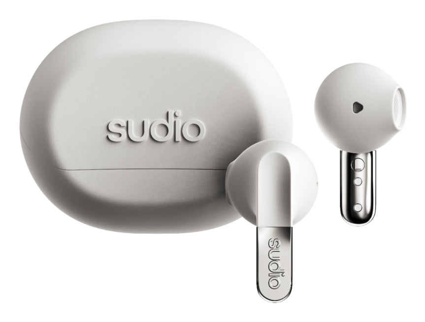 Sudio N3WHT TWS In-Ear – Stereo, TWS, ANC, mit Ladecase, Weiss, BT 5.4