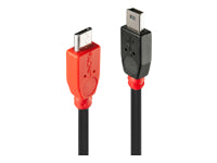 Lindy USB-Kabel, Micro-USB zu Mini-USB, 2 m, USB 2.0