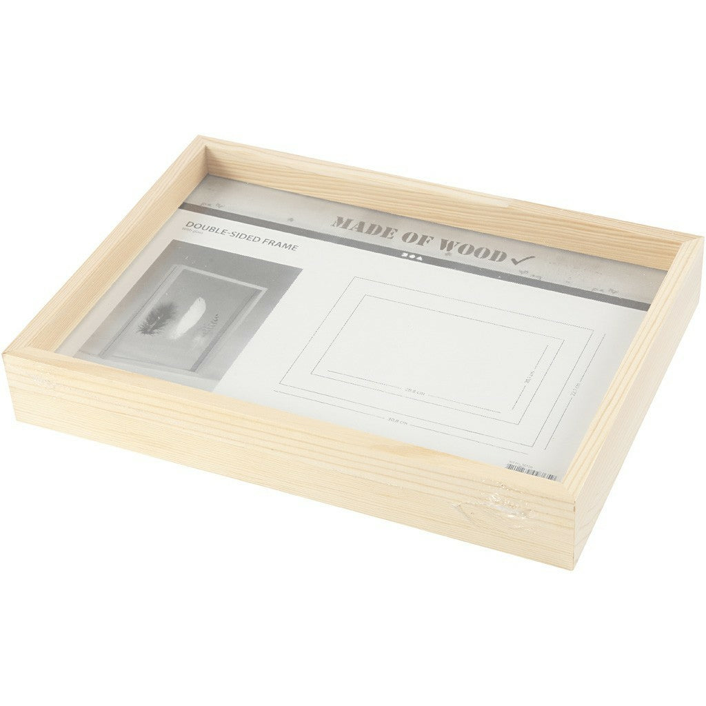 Creativ Company Bilderrahmen – für 22,1 × 30,8 cm – Holz, Braun