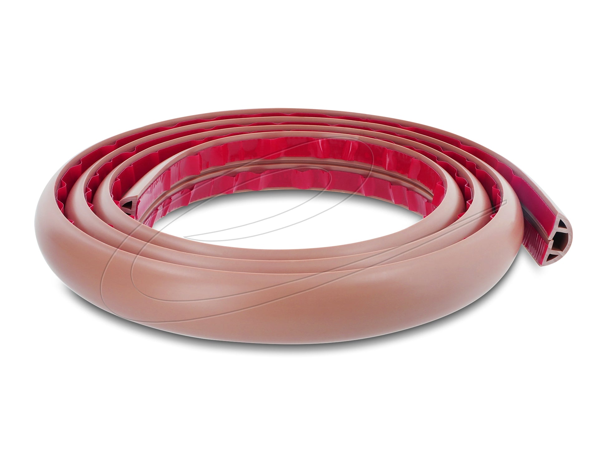 DeLOCK 20763 Wandkanal – 30 × 10 mm – 2 m – PVC – Braun, selbstklebend