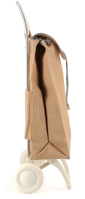 Rolser Stofftasche, Aluminium, Polyester, beige, 360×630×190 mm, mit 2 Rädern