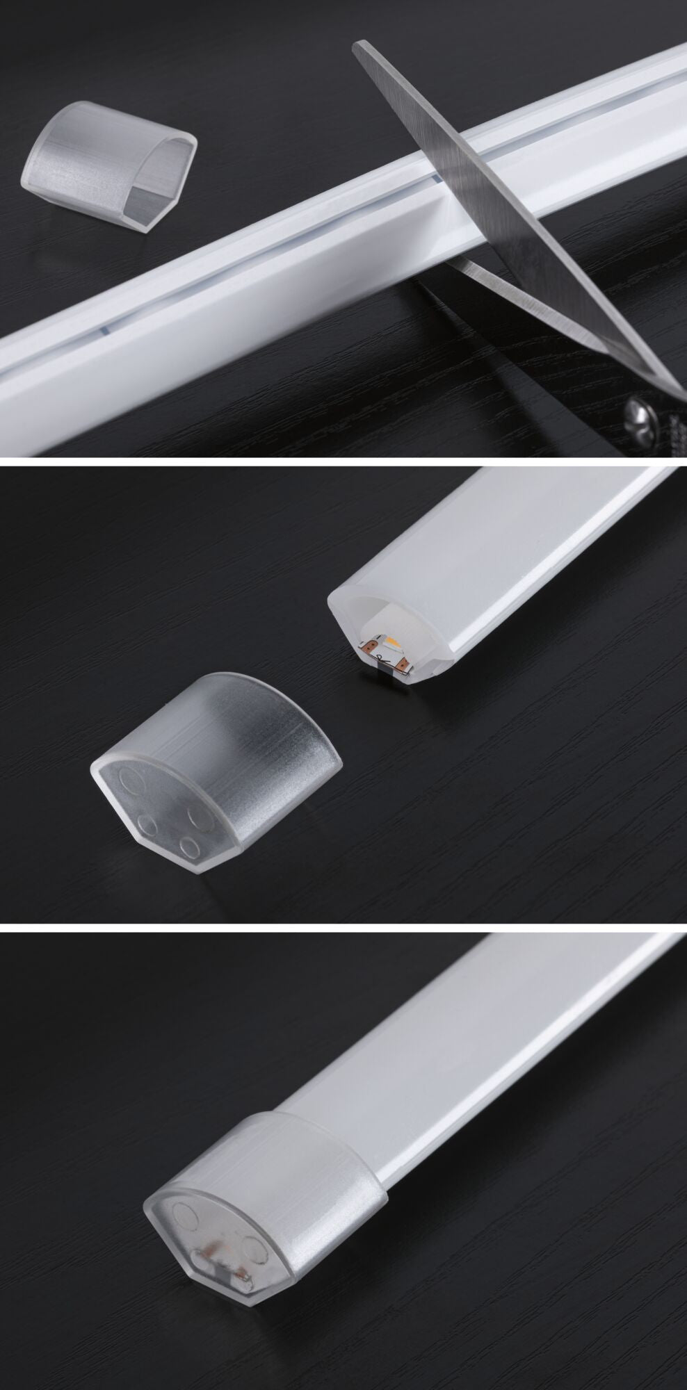 Paulmann LED-Strip SimpLED – 1 m, 660 lm, 4,5 W, 3000 K, dimmbar, weiss, inkl. Netzteil, Fernbedienung