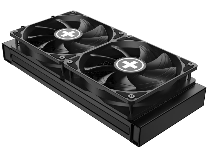 Xilence LQ240PRO – Wasserkühlung – 240 mm Radiator, 2×120 mm PWM FDB, 300 W TDP, ARGB, Schwarz