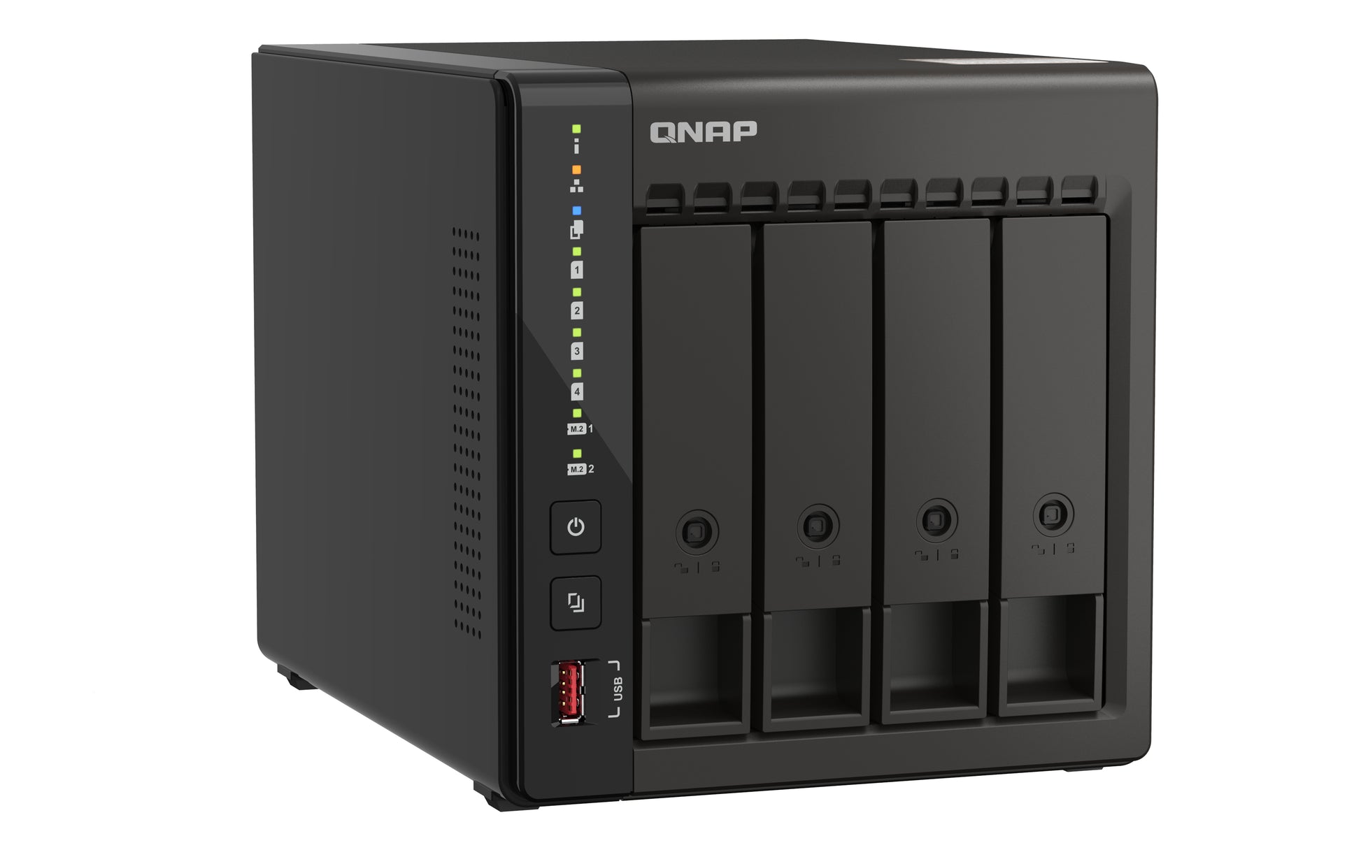QNAP QVP-41C NAS – SATA & M.2, 4 Einschübe, RAID, 8 GB RAM