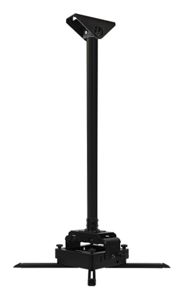 B-Tech SYSTEM 2 - Heavy Duty – Beamer Deckenhalterung, H 103,3 cm, 70 kg, schwenk-/neigbar, schwarz