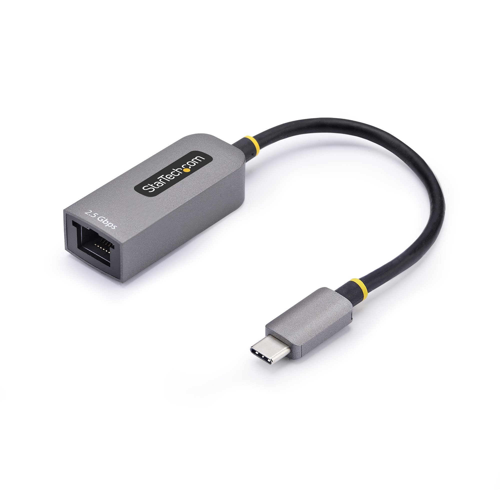 StarTech.com Netzwerkadapter USB-C zu RJ-45 – 2,5 Gbit/s, USB 3.2 Gen 1 (5 Gbit/s), 0,152 m, für PC/Laptop