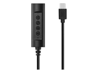 Sandberg 136-73 – Steueradapter – USB-C, 3,5 mm – 1,5 m – Schwarz