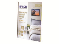 Epson Premium Glossy Fotopapier – glänzend, 130 × 180 mm, 255 g/m² – für Tintenstrahldrucker