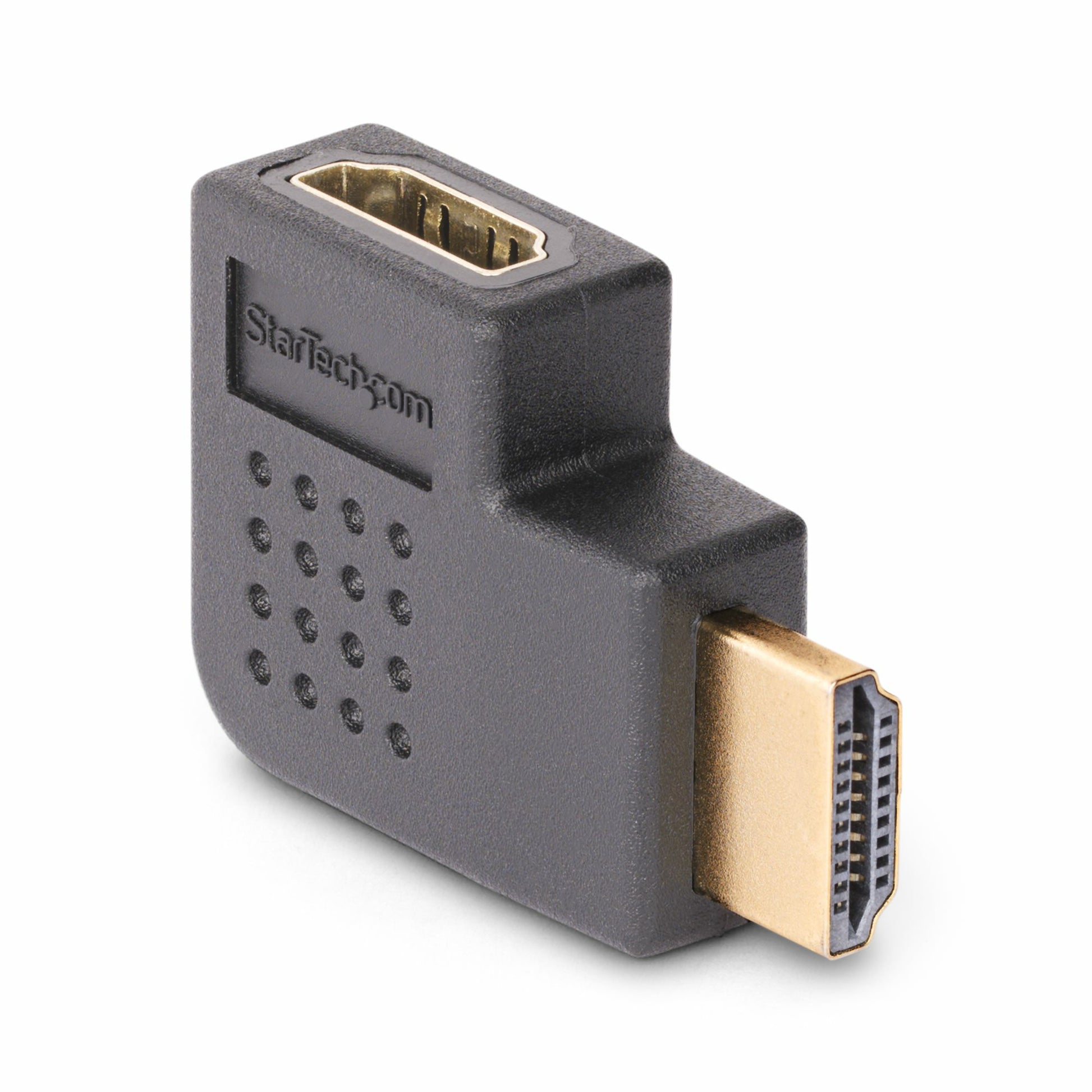 StarTech.com HDMI (Stecker) auf HDMI (Buchse) Adapter, HDMI 2.0, 4K@60 Hz, 90° gewinkelt