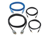 Tripp Lite KVM-Kabelsatz 4K – 1,8 m – Schwarz/Blau/Grau