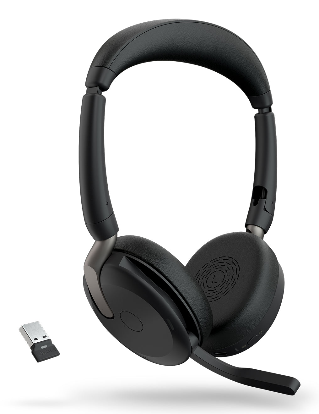 Jabra Evolve2 65 Flex – Duo Headset – USB‑A – für Microsoft Teams