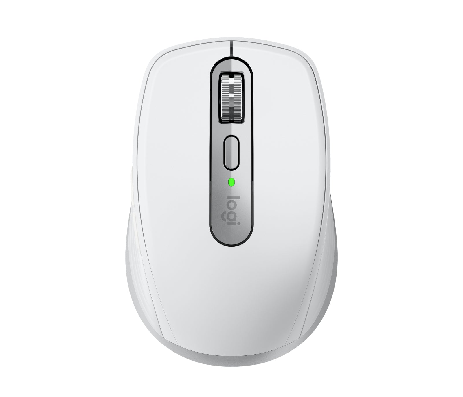 Logitech MX Anywhere 3S – Mobile Maus, rechts, Laser, 8000 DPI, Leises Klicken, Grau/Weiss