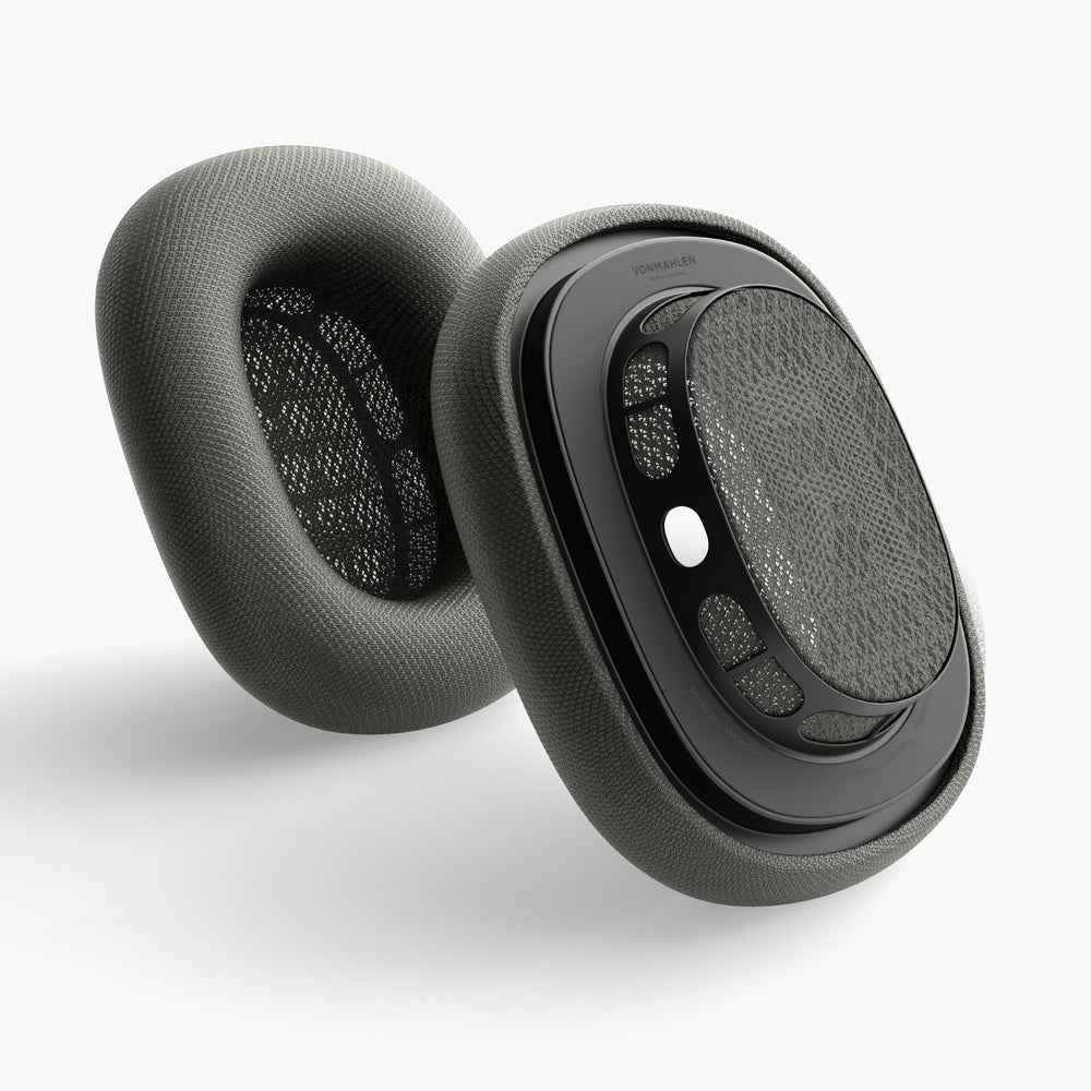 Vonmählen Ohrpolster (Stoff, Schaum) für AirPods Max, Schwarz