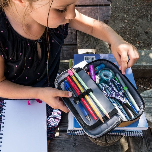 DAKINE School Case Carbon – Schlamperetui, karbon, Nylon, Polyester, 22 × 5 × 10 cm, 1 Stk.