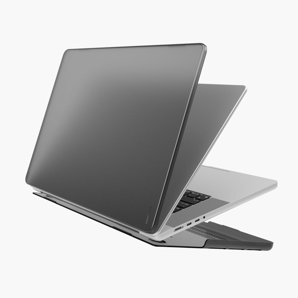Vonmählen Notebook-Schutzhülle 14" – Transparent, Schwarz matt