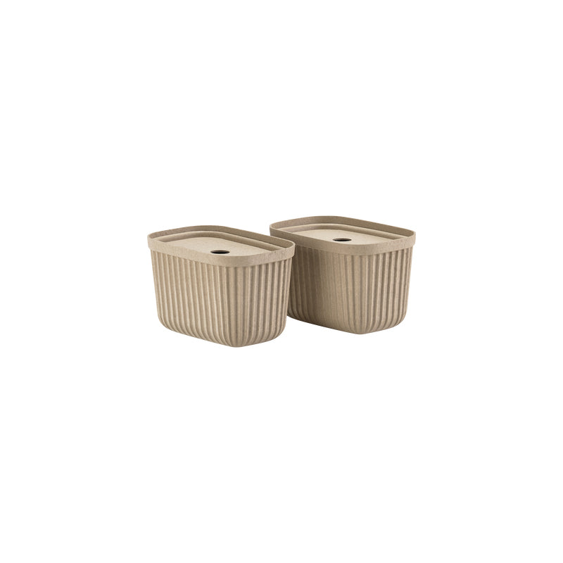 Zone Denmark Aufbewahrungsbox 3,2 l – Papier – Beige – 150 × 230 × 150 mm