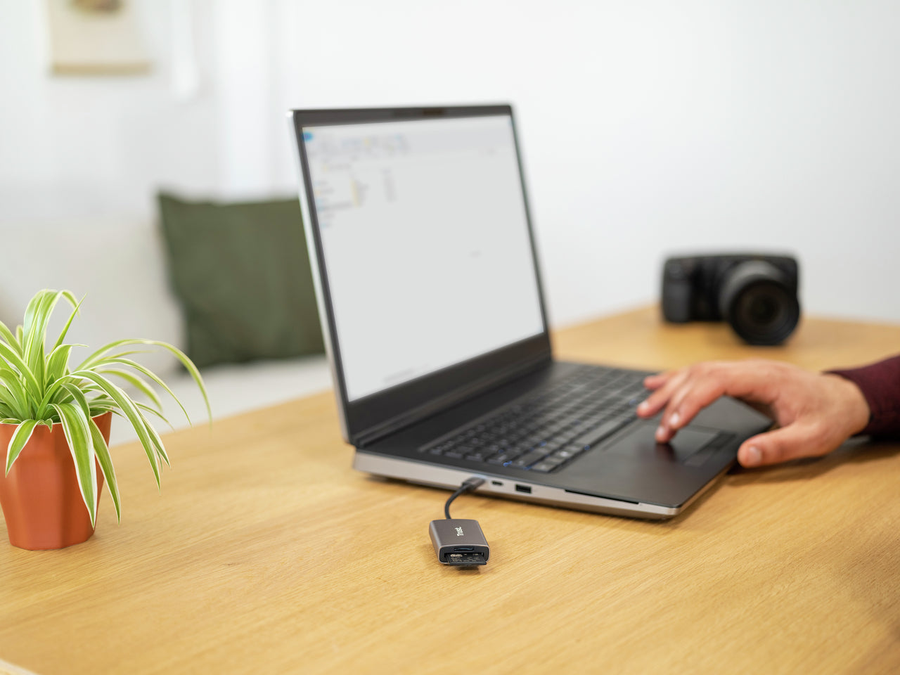 Trust USB-Kartenleser USB-C – SD/microSD/SDHC/SDXC – USB 3.2 Gen 1 (5 Gbit/s) – Extern – Aluminium