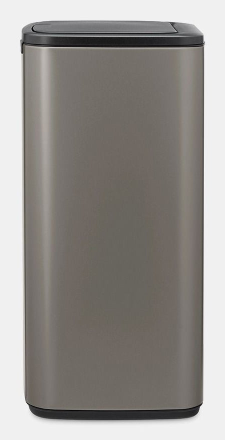 Brabantia Papierkorb – 30 l – Stahl, platin – B × H 280 × 650 mm