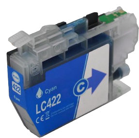 Peach LC-422 Cyan Tintenpatrone (Kompatibel) – 550 Seiten – für Brother LC-422C