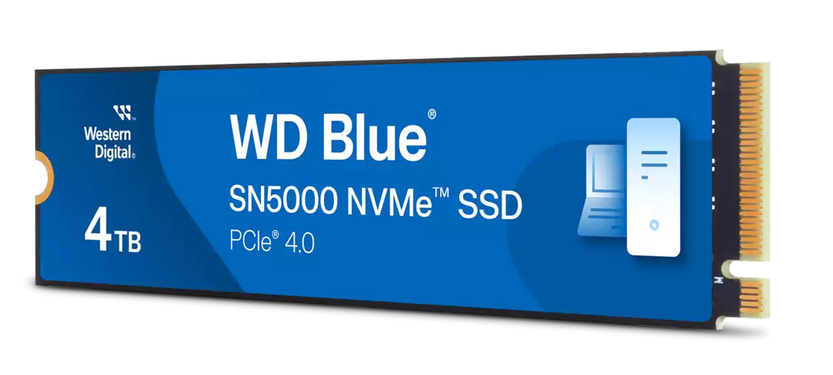 Western Digital Blue SN5000 4 TB – M.2 2280, PCIe 4.0 NVMe, 5500/5000 MB/s